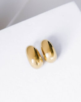 Gold-Plated Drop Earrings - GG UNIQUE