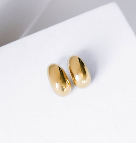 Gold-Plated Drop Earrings - GG UNIQUE