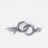 Heart and Zircon Hoop Earrings - GG UNIQUE