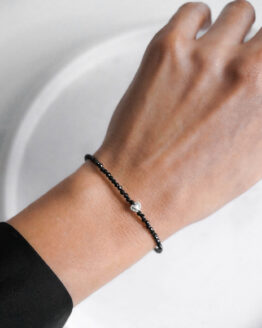 Spinel Stone Bracelet with 925 Silver Heart - GG UNIQUE