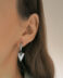 Heart and Zircon Hoop Earrings - GG UNIQUE