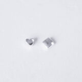 925 Silver heart and cube earrings - GG UNIQUE