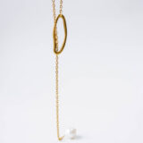 Long gold-plated stainless steel necklace - GG UNIQUE