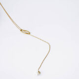 Long gold-plated stainless steel necklace - GG UNIQUE