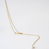 Long gold-plated stainless steel necklace - GG UNIQUE