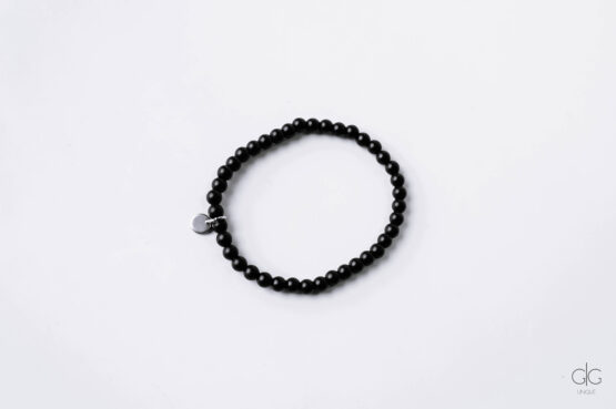 Small Onyx Stone Bracelet for Man - GG UNIQUE