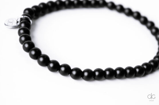 Small Onyx Stone Bracelet for Man - GG UNIQUE