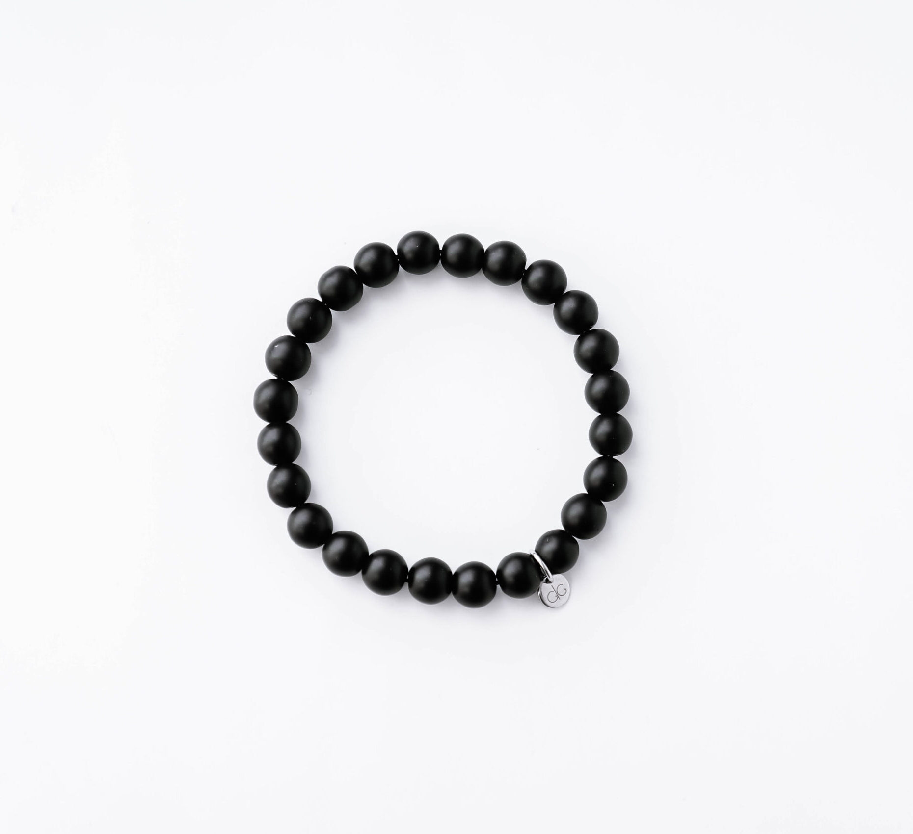 Black Onyx Stone Bracelet for Man - GG UNIQUE