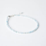 aquamarine stone bracelet with 925 silver - GG Unique