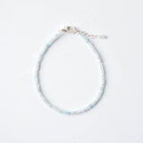 aquamarine stone bracelet with 925 silver - GG Unique