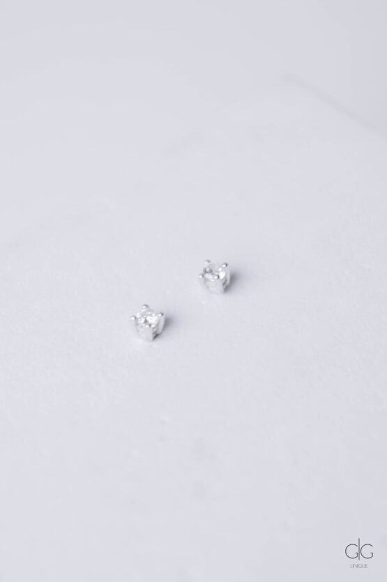 925 silver zircon earrings - GG UNIQUE