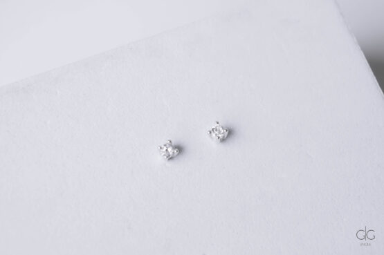 925 silver zircon earrings - GG UNIQUE