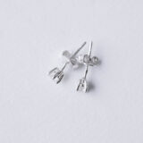 925 silver zircon earrings - GG UNIQUE