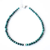 Malachite stone bracelet with 925 silver - GG UNIQUE