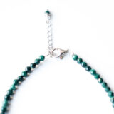 Malachite stone bracelet with 925 silver - GG UNIQUE
