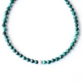 Malachite stone bracelet with 925 silver - GG UNIQUE
