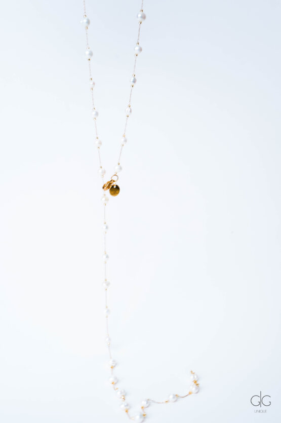 Long Freshwater Pearl Chain necklace - GG UNIQUE