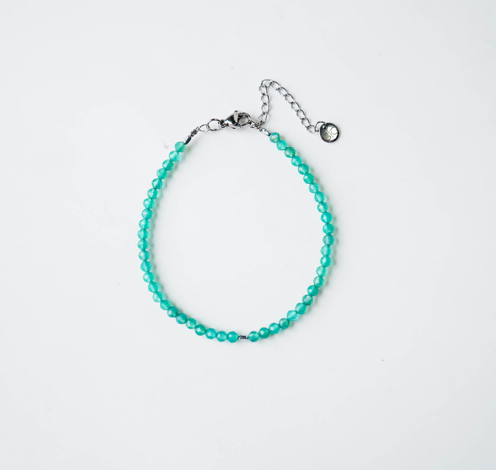 Green Agate Stone Bracelet - GG UNIQUE