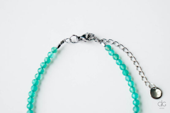 Green Agate Stone Bracelet - GG UNIQUE