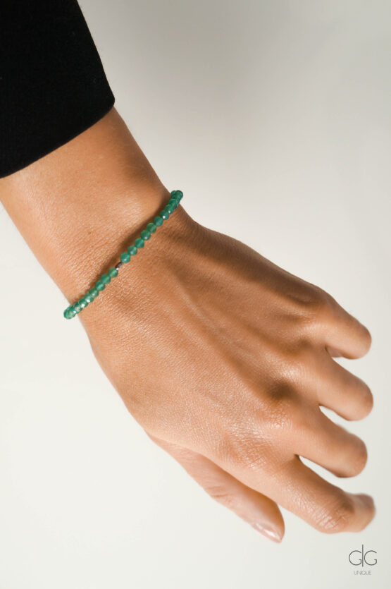 Green Agate Stone Bracelet - GG UNIQUE