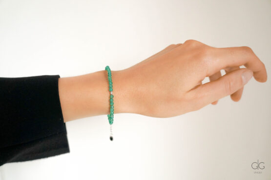 Green Agate Stone Bracelet - GG UNIQUE