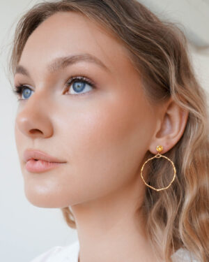 Earrings with Yellow Zircon - GG UNIQUE