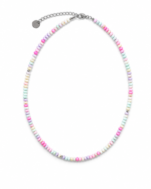 Pastel Shell Beaded Necklace