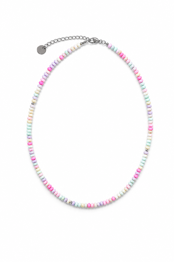 Pastel Shell Beaded Necklace
